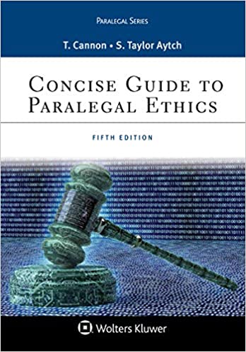 Concise Guide to Paralegal Ethics (Aspen Paralegal) (5th Edition) - Epub + Converted pdf